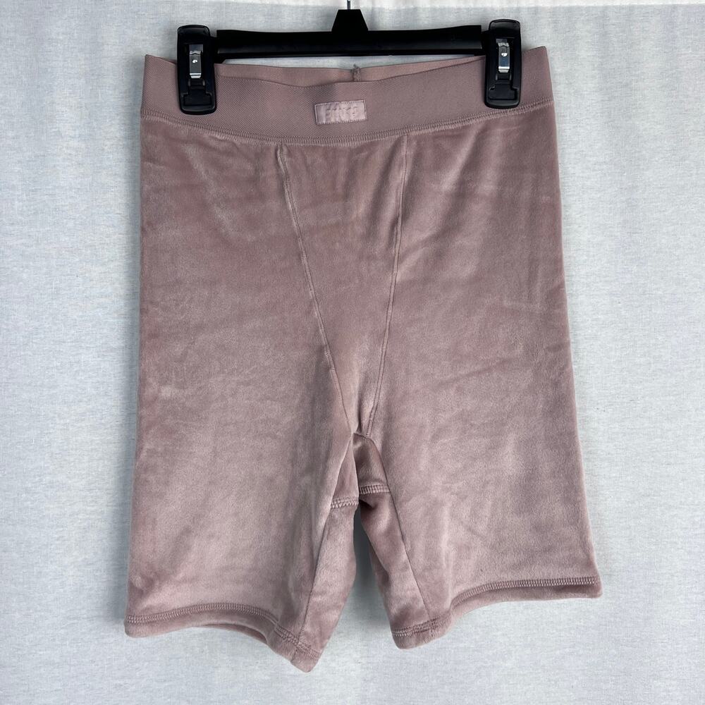 NWT Skims Shorts High Waisted Velour Biker Boxer Mauve Lounge Comfy Athleisure